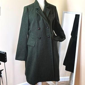 Original Ralf Lauren’s Vintage Jeans Collection- Green Wool Military Coat - M